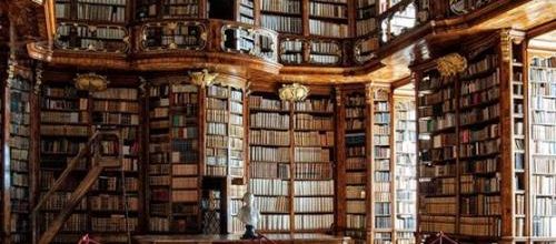 Bibliothèque du monastère de St. Florian en Autriche