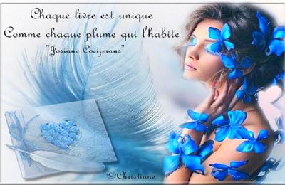 Le bleu de ma plume 