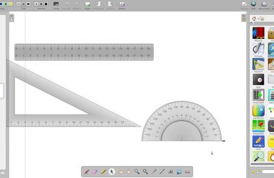 Les outils de géométrie d'OpenBoard