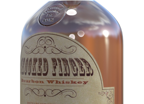 Tube de bouteille de Whisky (image-render)