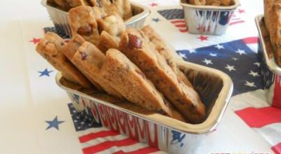 Les cookies sticks choco-noisettes