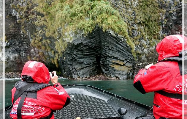 Écoulement de roche basaltique (orgues basaltiques) - Gough Island - Tristan da Cunha
