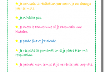 Champion de récitation