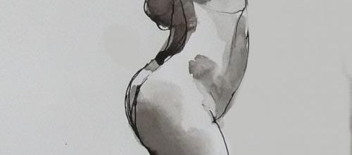 Mercredi - Une pose debout