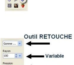 L'Outil RETOUCHE