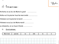 Utilisation du cahier de vie de classe en lecture