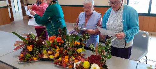 Art floral des joyeux sansonnets