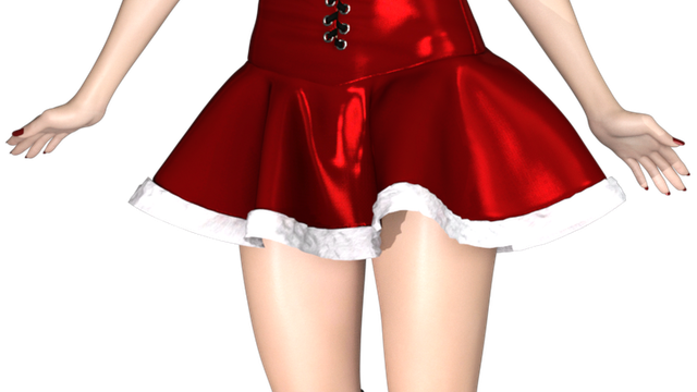Tube de Mère-Noël sexy (render)