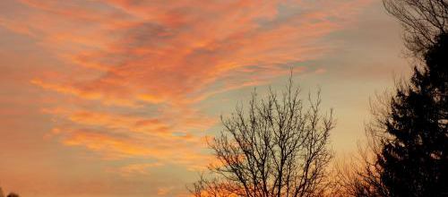 Sublime couché de soleil