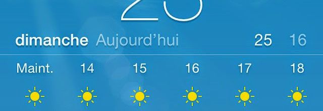 Belle météo à venir cette semaine en région parisienne  /  Beautiful weather forecast this week in Paris area