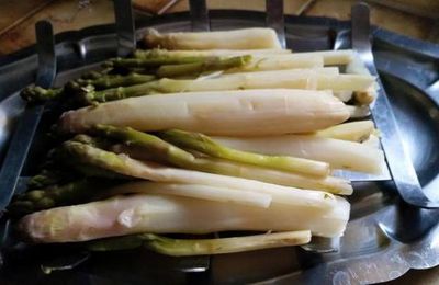 LES ASPERGES DE NOTRE JARDIN
