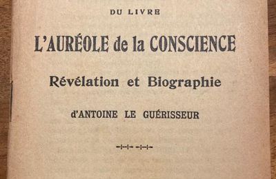 Préface du livre L'Auréole de la Conscience, Antoine le Guérisseur