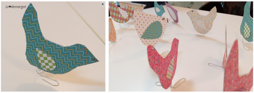 Petits oiseaux de papier