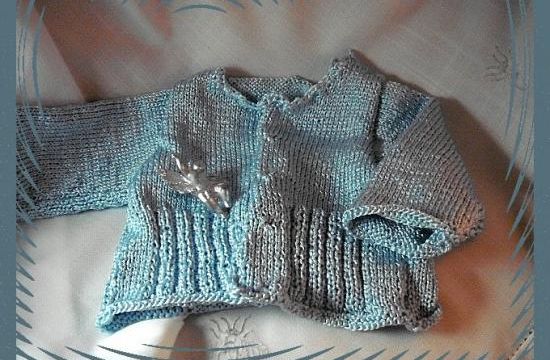 Petit gilet bleu