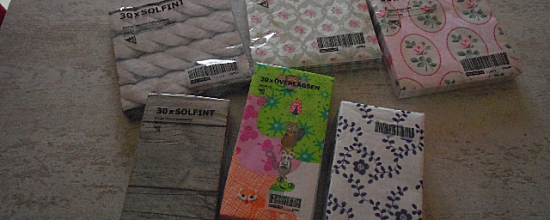 Papier de scrap avec serviette