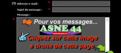 Pour vos messages...
