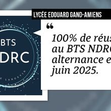 BTS en alternance au lycée Edouard Gand à Amiens, NDRC (relation client)
