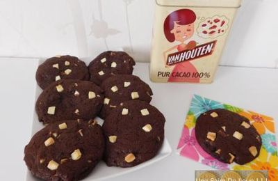 Cookies aux deux chocolats