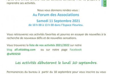 ALF - Forum des associations 