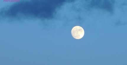 pleine lune de jour