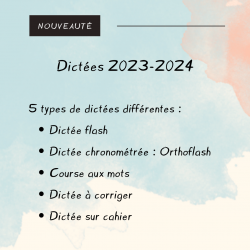 Dictées (version 2023)