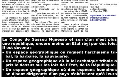 Congo-Brazzaville : La République des barbares