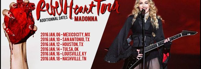 Rebel Heart Tour : 6 new dates in North America