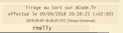 Concours Matheros terminé et la gagnante est...