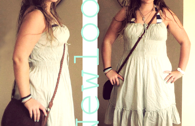[Tenue] Robe menthe à l'eau by Newlook -butin soldes été 2012-