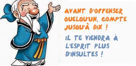 Avant d'offenser compte jusqu'à 10