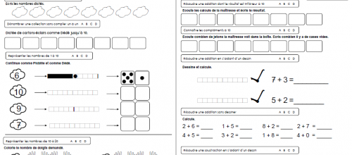 Maths et lecture CP