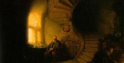 Rembrandt Le Philosophe Musée du Louvre