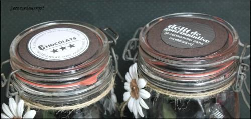Bocaux à chocolats
