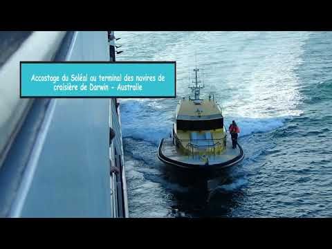 24/09/2022 : en fin de la croisière "Le Kimberley emblématique", accostage du Soléal à Darwin - Australie