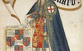 Édouard III d'Angleterre prend le titre de Roi de France à Gand