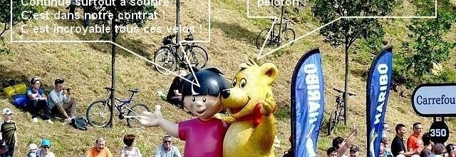 La caravane publicitaire du Tour de France à Metz...