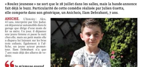 Encore un tiot ch'ti à l'honneur.