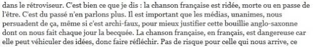"C'est du passé, n'en parlons plus" ... ou "Bientôt le 50ème anniversaire de la mort de Piaf"