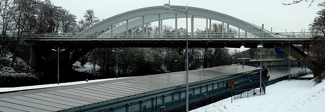 L'écluse de Metz la neige et le METTIS...