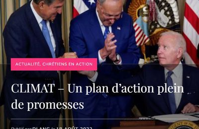 CLIMAT – Un plan d’action plein de promesses - USA
