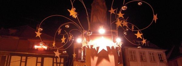 fontaines de noël