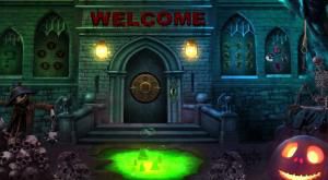 G4K Halloween skull king escape