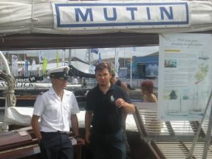 Le MUTIN cotre de la Marine Nationale