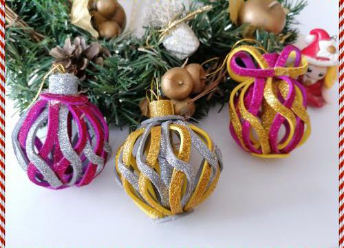 Tuto : Décoration de Noël en mousse