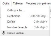 Google Docs intègre la reconnaissance vocale