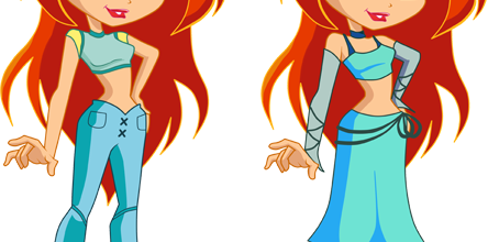 Shibi Winx Bloom et Stella.