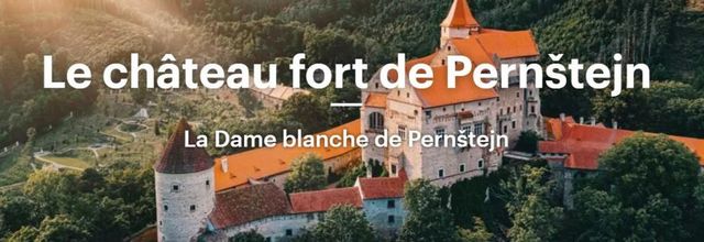 CHATEAU DE PERNTEIN EN MORAVIE AVEC MON AMIE JINDRISKA