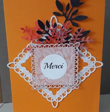 Scrap / Une carte pour dire merci