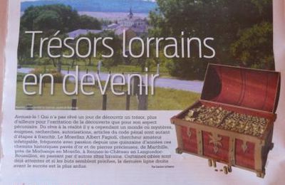 La Semaine, " Trésors Lorrain en devenir ", du 19 au 25 août 2010. (Gaston Schwinn)