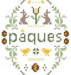 Nouveau ... Mini SAL Pâques ! 2025